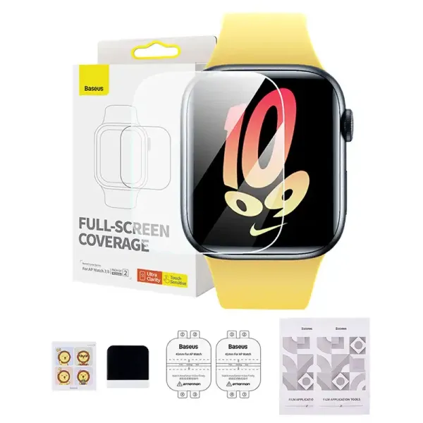 Folia Baseus NanoCrystal 41mm Samoregenerująca DO Apple Watch 7, 8 zdjęcie 1