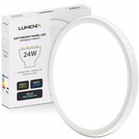 PANEL plafon sufitowy LED NATYNKOWY OKRĄGŁY 24W 2160lm Nie mruga CCD SLIM