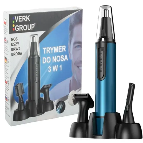 Trymer do nosa ucha 3w1 uszu depilator włosów golarka brwi 5V/USB na Arena.pl