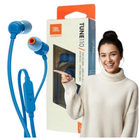 Słuchawki dokanałowe JBL T110 niebieskie