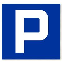 ZNDW-6 ZNAK DROGOWY D-18 - PARKING 33cmx33cm