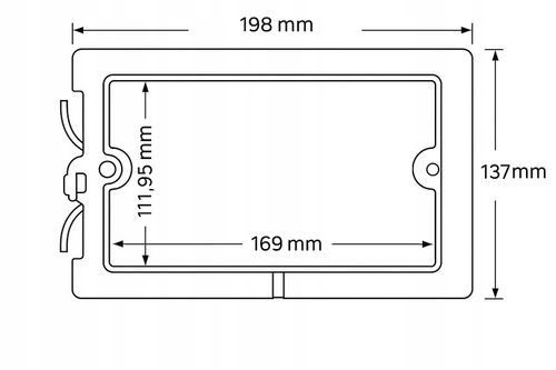 Ramka mocująca do małego przycisku spłukującego spłuczki WC SANIT 299100 na Arena.pl