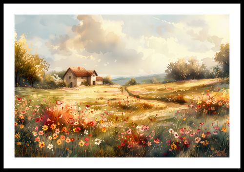 Plakat 60x40cm Sielski Domek na Arena.pl