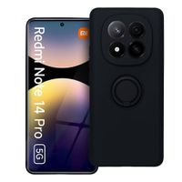 Futerał SILICONE RING do XIAOMI Redmi Note 14 Pro 5G czarny