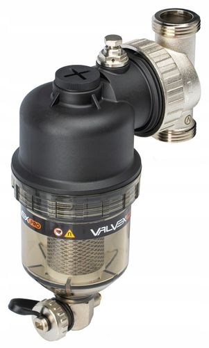 FILTR MAGNETYCZNY SEPARATOR ZANIECZYSZCZEŃ ODMULNIK INSTALACJI C.O 1" DN25 na Arena.pl