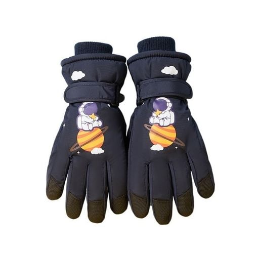 Rękawice Ciepłe Narciarskie Dla Dzieci Grube Zimowe Rękawiczki Kosmos na Arena.pl