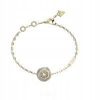 Bransoletka damska złota Guess cyrkonia 21cm