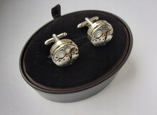 Srebrne spinki do mankietów Samolot na Arena.pl