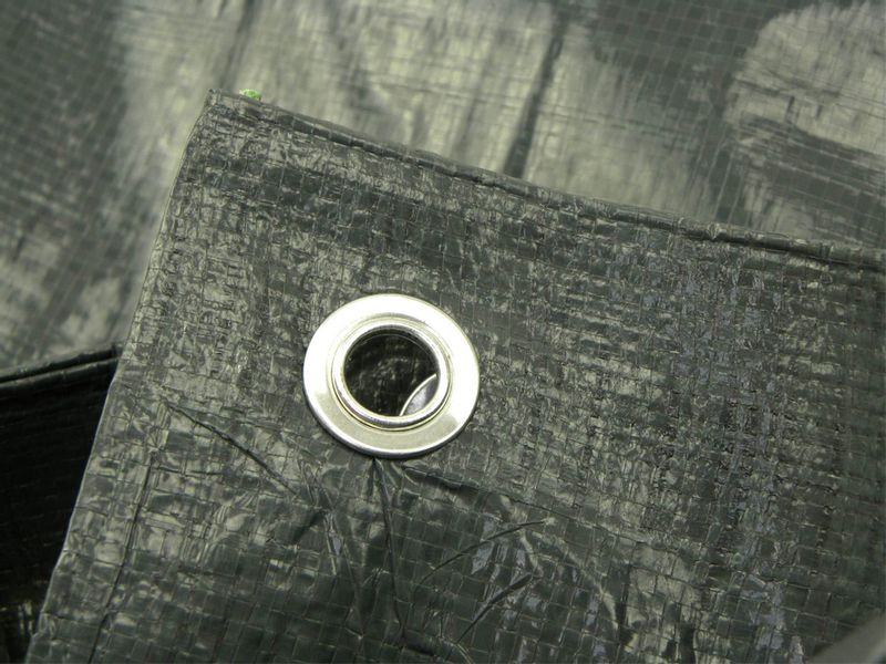 PLANDEKA UNIWERSALNA WZMACNIANA GRUBA 6x12 M SZARA GEKO G70546 120 g/mkw zdjęcie 3