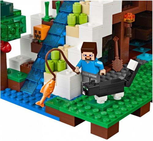 Lego Minecraft Baza pod wodospadem na Arena.pl
