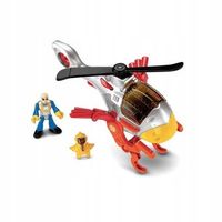 FISHER Imaginext helikopter Jastrząb + figurka pilota