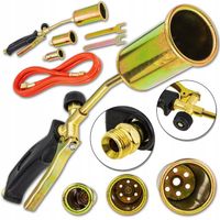 PALNIK GAZOWY DO OPALANIA LUTOWANIA PALNIK PAPY DEKARSKI 3 DYSZE 25 35 50MM