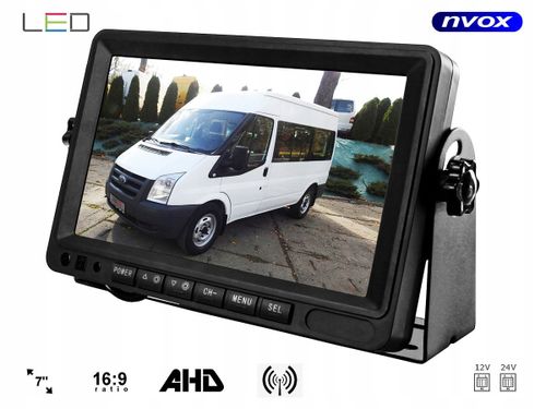 Monitor samochodowy 7'' kamera bezprzewodowa na Arena.pl