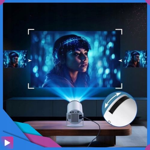 Projektor Rzutnik Android TV WiFi SMART Bluetooth 5.0 HD 4K Ekran 150 na Arena.pl