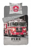 Pościel młodzieżowa 160x200cm Wóz Strażacki