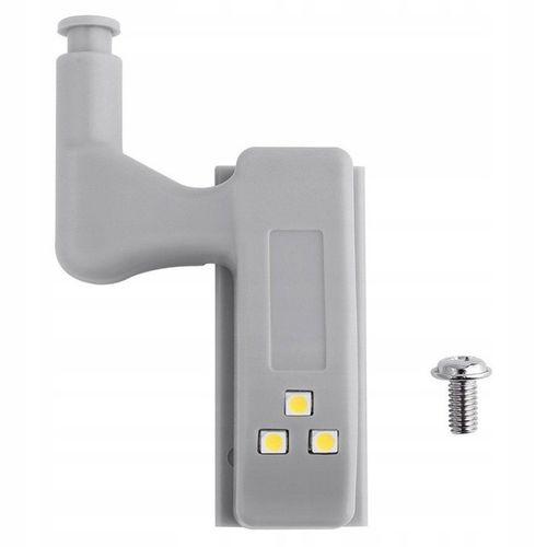 10x LAMPKA LED DO SZAFKI NA ZAWIAS DRZWI + BATERIA na Arena.pl