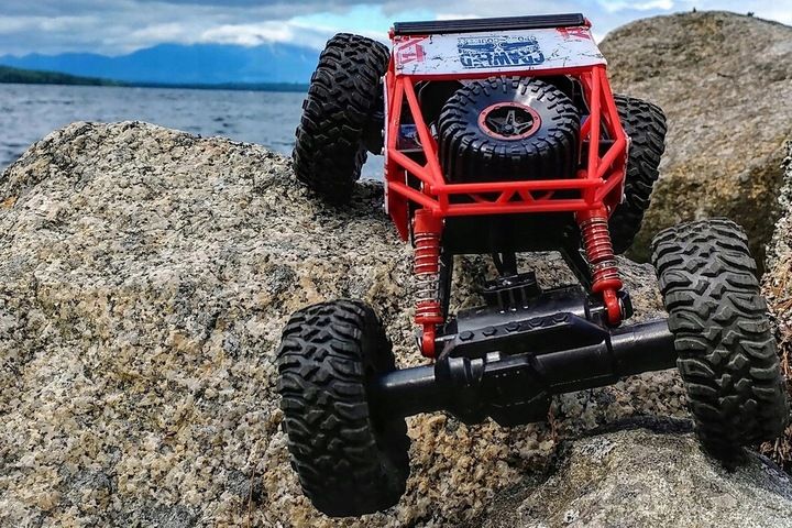 SAMOCHÓD RC ROCK CRAWLER 4x4 DWA SILNIKI AUTO TERENOWY zdjęcie 8