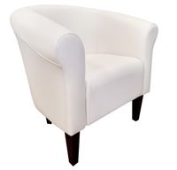 Fotel Milo D10 biała nogi 20 venge