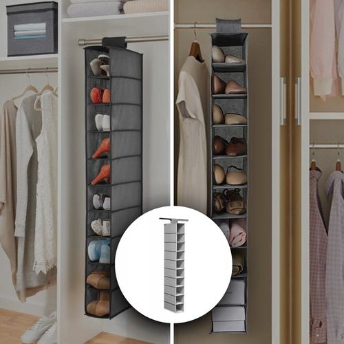 ORGANIZER WISZĄCY DO SZAFY WIESZAK 10 PÓŁEK REGAŁ na Arena.pl