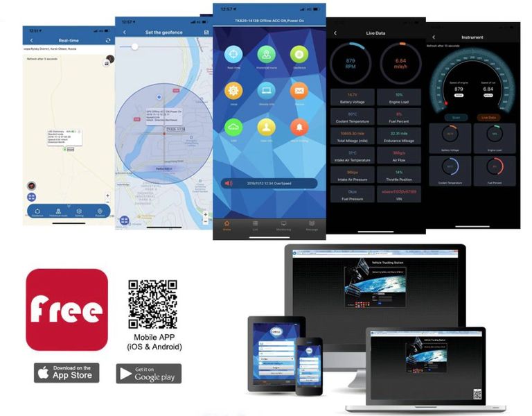 Śledzenie auta flota OBD GPS tracker Android iOS zdjęcie 8