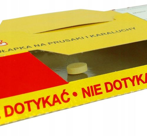 5X PUŁAPKA LEPOWA LEP NA PRUSAKI KARALUCHY KARACZANY PANKO Z WABIKIEM na Arena.pl
