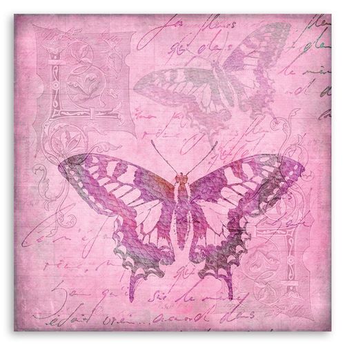 Obraz na płótnie – Canvas, Motyl, abstrakcja 80x80 na Arena.pl