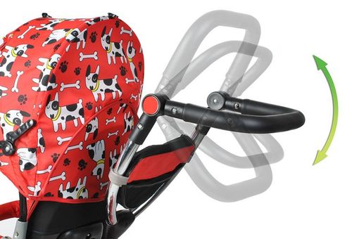 Rowerek trzykołowy Kruzzel RT6051 czerwony na Arena.pl