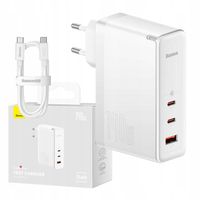 GaN5 ŁADOWARKA SIECIOWA 140W 2x USB C USB BASEUS