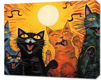 Obraz 60x50cm Kocie Koncertowanie