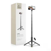 selfie stick tech-protect l09s z tripodem - czarny