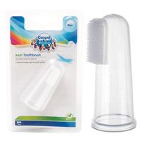 CANPOL Pierwsza silikonowa szczoteczka do zębów