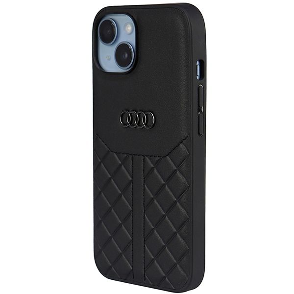 Etui Audi do iPhone 15, iPhone 14, iPhone 13, Czarny zdjęcie 3