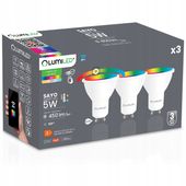3X Żarówka LED GU10 5W =40W RGB TUYA Ściemnialna Inteligentna WiFi