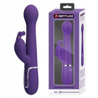 Wibrator dla kobiet silikonowy z uszami stymulującymi łechtaczkę, mocny