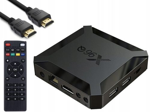 ODTWARZACZ MULTMEDIALNY PRZYSTAWKA SMART TV X96Q ANDROID BOX HDMI USB na Arena.pl