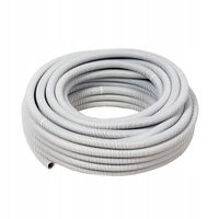 RURA KARBOWANA PESZEL PVC 320N 16/11mm PAWBOL 6109-50P SZARA 50m