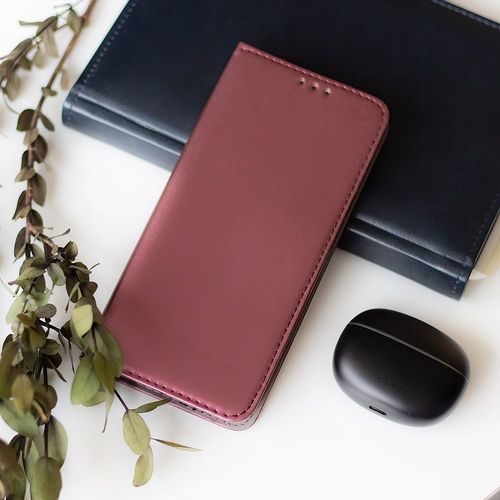 Etui Smart Magnetic do Oppo Reno 12F 5G (Global) / 12FS 5G burgundowe na Arena.pl