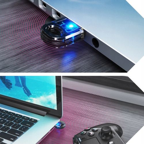 ADAPTER USB ODBIORNIK NADAJNIK BLUETOOTH 5 DONGLE DO KOMPUTERA DUŻY ZASIĘG na Arena.pl