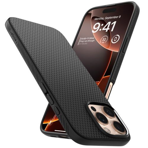 etui case na iphone 16 pro liquid air - czarne na Arena.pl