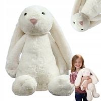 DUŻY PLUSZOWY MIŚ MASKOTKA PRZYTULANKA PLUSZAK KRÓLIK MISIE PODUSIA MISIEK