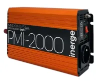 PRZETWORNICA NAPIĘCIA 12V/230V 2000W MODYFIKOWANY SINUS USB WYŚWIETLACZ LED