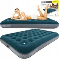 MATERAC DMUCHANY TURYSTYCZNY DWUOSOBOWY 191x137cm Z WBUDOWANĄ POMPKĄ 200kg