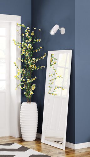 Colly lampa kinkiet biały 1x15W GU10 klosz biały na Arena.pl