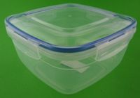 POJEMNIK DO ŻYWNOŚCI HERMETYCZNY Z USZCZELKĄ 2,4 L Z KLIPSAMI