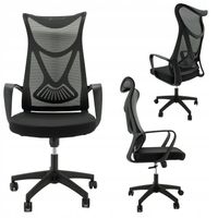 FOTEL BIUROWY ERGONOMICZNY KRZESŁO OBROTOWE Najwygodniejszy Trwały Mocny