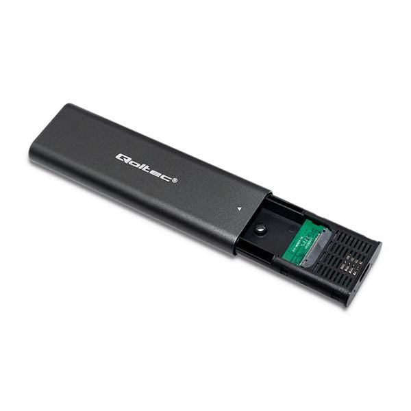 Qoltec Obudowa kieszeń do dysków M.2 SATA SSD NGFF USB typ C zdjęcie 6