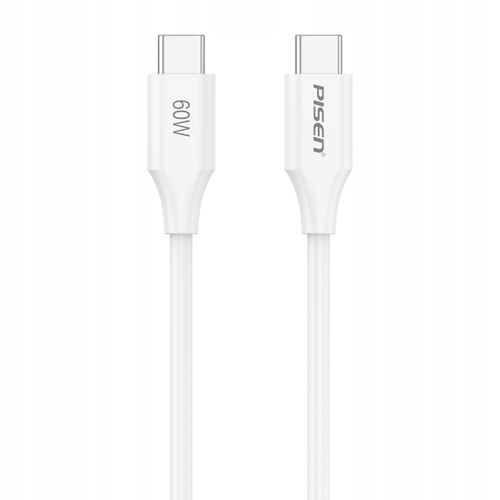 KABEL USB C SZYBKIE ŁADOWANIE USB TYP C 60W 1M DO ANDROID AUTO PISEN na Arena.pl