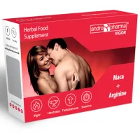 andropharma vigor 30 kapsułek - suplement dla mężczyzn z cynkiem i maca