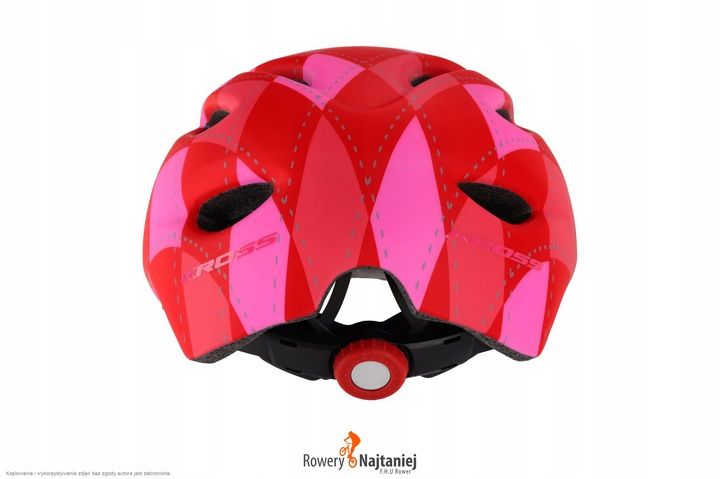 Kask rowerowy KROSS INFANO różowy S (52-56 cm) zdjęcie 7