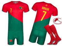 Strój Piłkarski getry RONALDO 7 Portugalia rozmiar 128